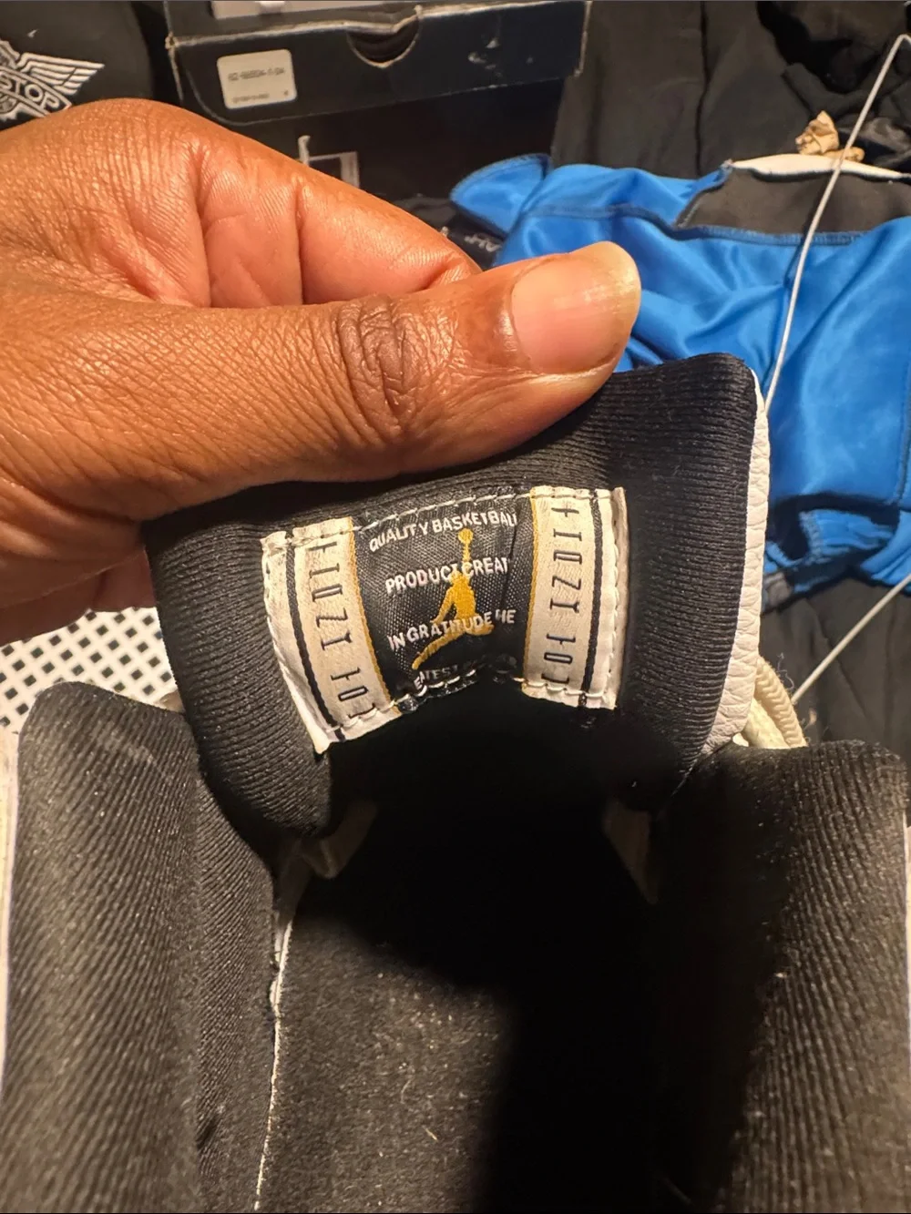 Jordan Retro 11 Sneaker - White, Black & Gold